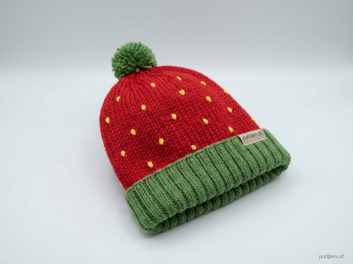 Strawberry Baby Hat