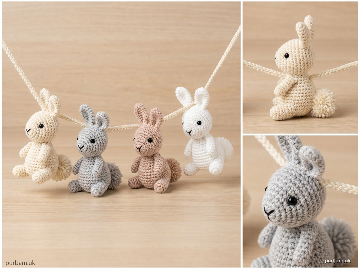 Mini Looking Back Bunny Garland