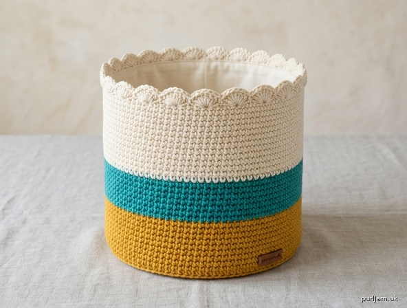Large Round Storage Basket