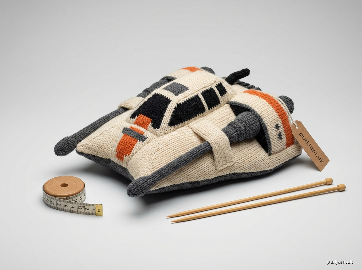 Hoth Speeder Knitted Toy