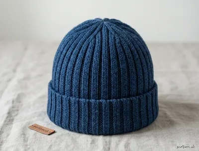 Stitch chart guide image for Classic Ribbed Beanie
