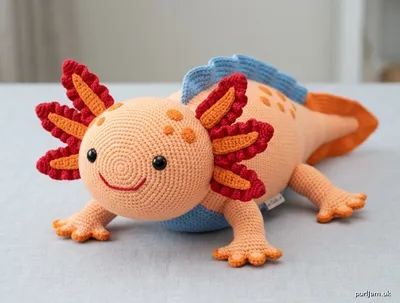 Stitch chart guide image for Massive Peach Axolotl