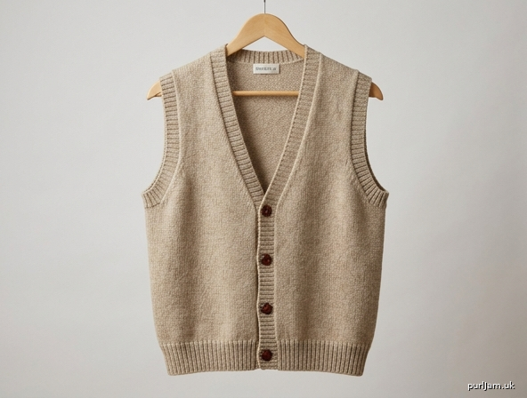 Classic V Neck Waistcoat Size L