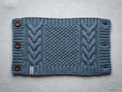 Stitch chart guide image for Hawthorn Buttoned Neck Scarf