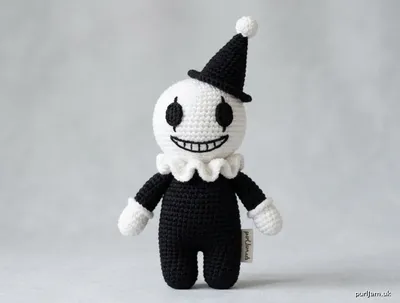 Stitch chart guide image for Art the Clown