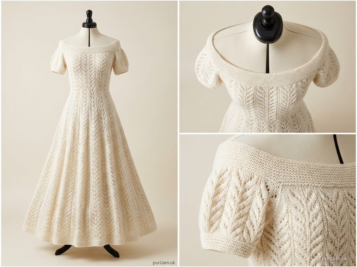 Off The Shoulder Vintage Lace Dress