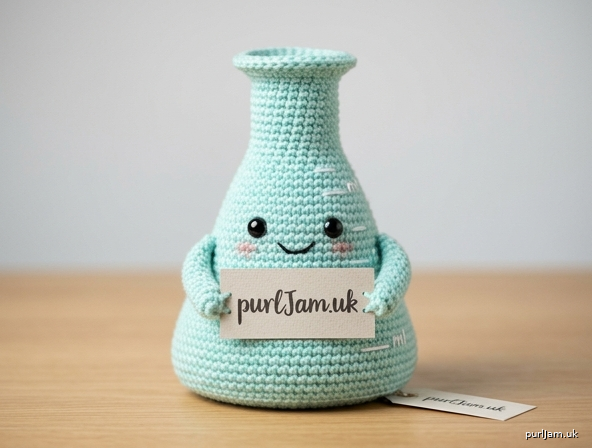 Amigurumi Erlenmeyer Flask Lab Buddy
