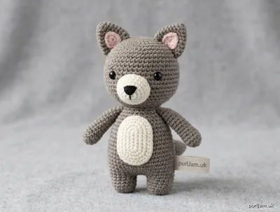 Stitch chart guide image for Wolf Chan Crochet Plush