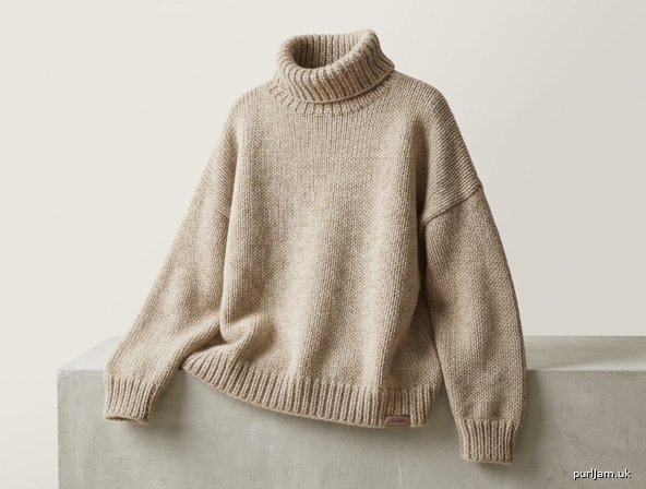 Generated preview image for Drop-Shoulder Rollneck Pullover