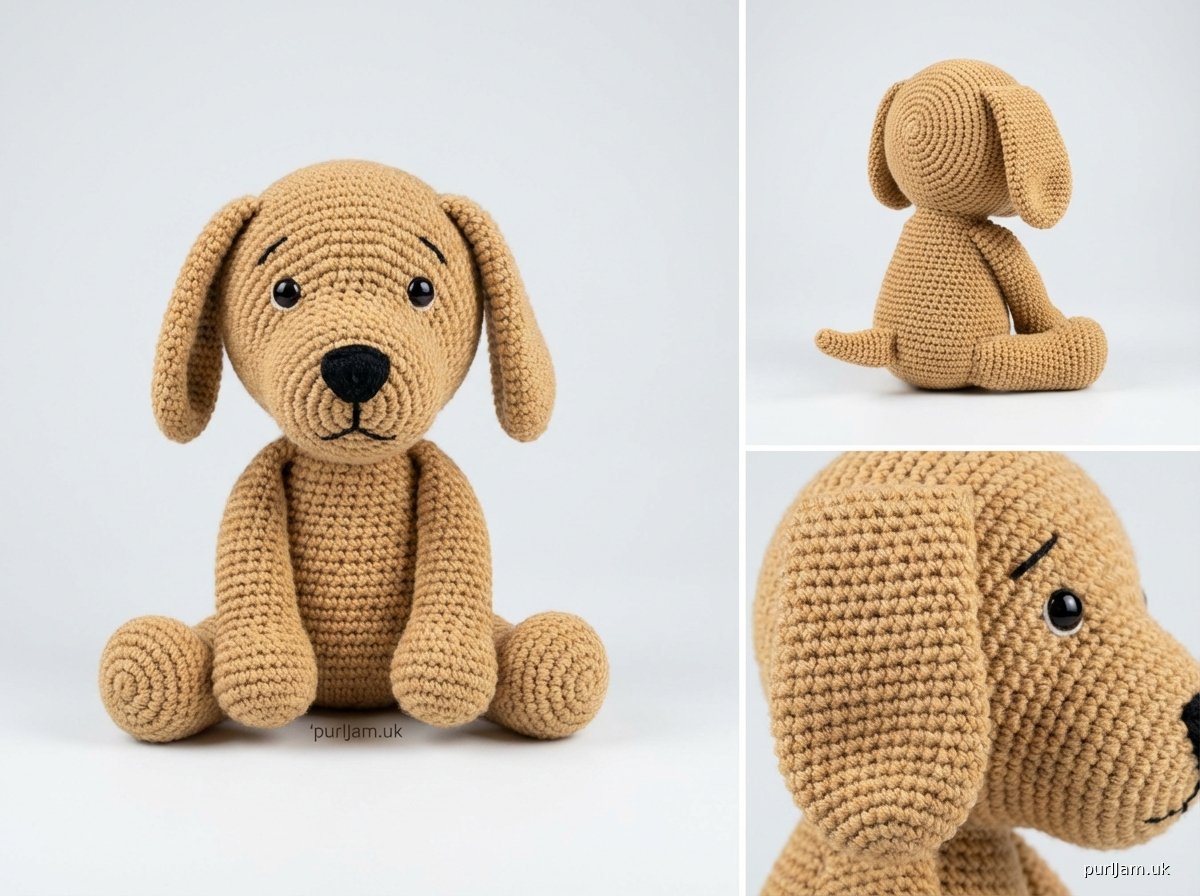 Beginner Crochet Dog Plushie