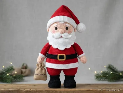 Stitch chart guide image for Jolly Santa Amigurumi