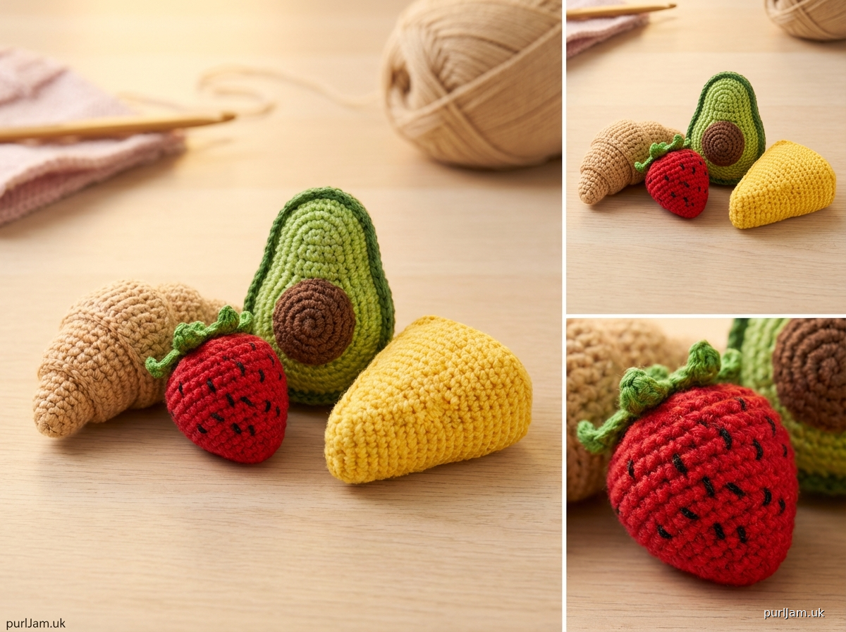 Tiny Food Amigurumi Bundle