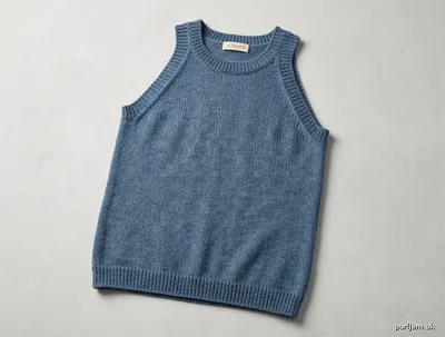 Stitch chart guide image for Basic Top-Down Tank Top