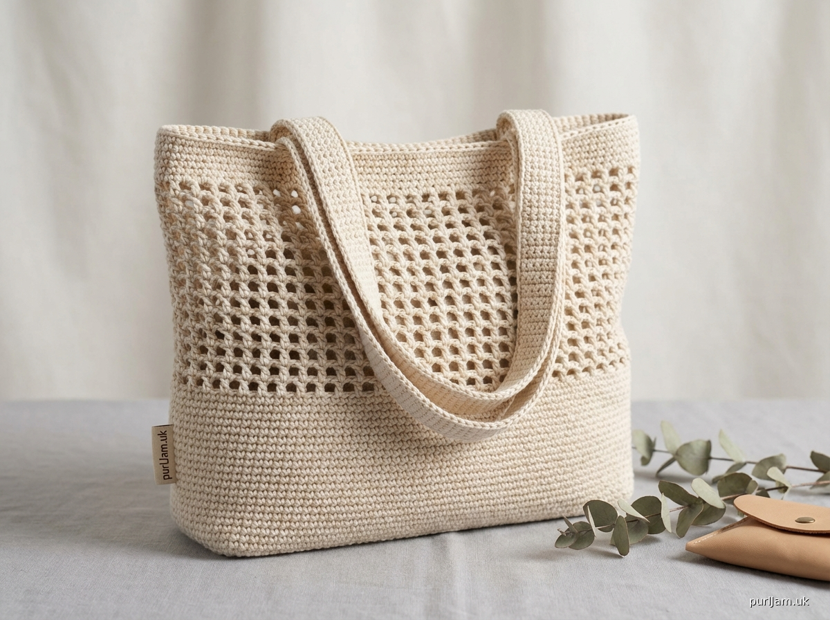 Cotton Mesh Purse