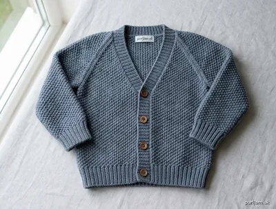 Stitch chart guide image for Little Pebbles V-Neck Cardigan