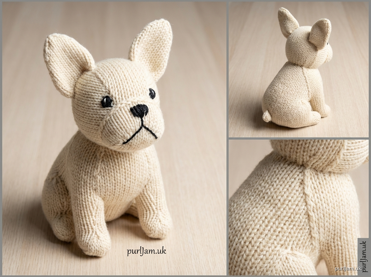 French Bulldog Knitting Pattern