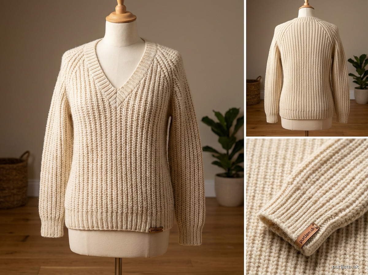 Fishermans Rib Raglan Sweater