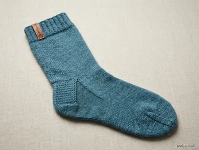 Stitch chart guide image for Easy Cuff-Down DK Socks
