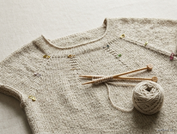 German Short Rows For The Front Yoke Sevilla Blouse