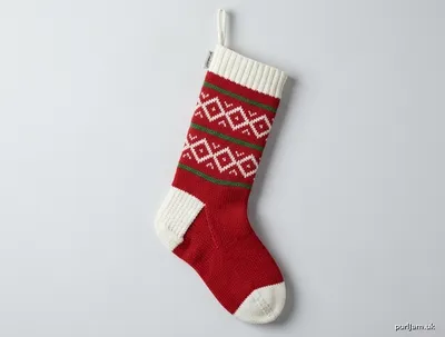 Stitch chart guide image for Hearthside Christmas Stocking