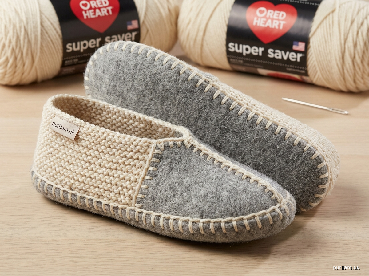 Cozy Felted Sole Slippers