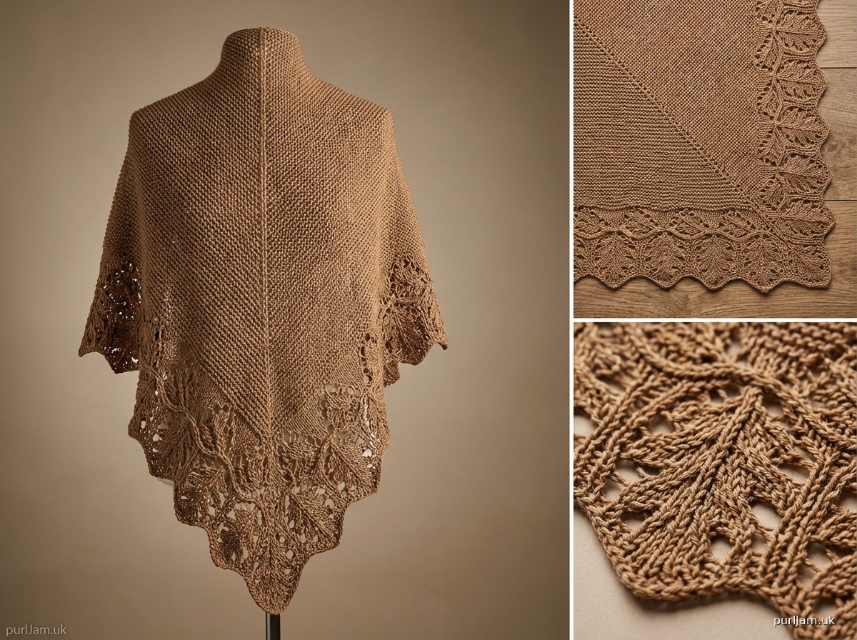 Oak Leaf Lace Shawl