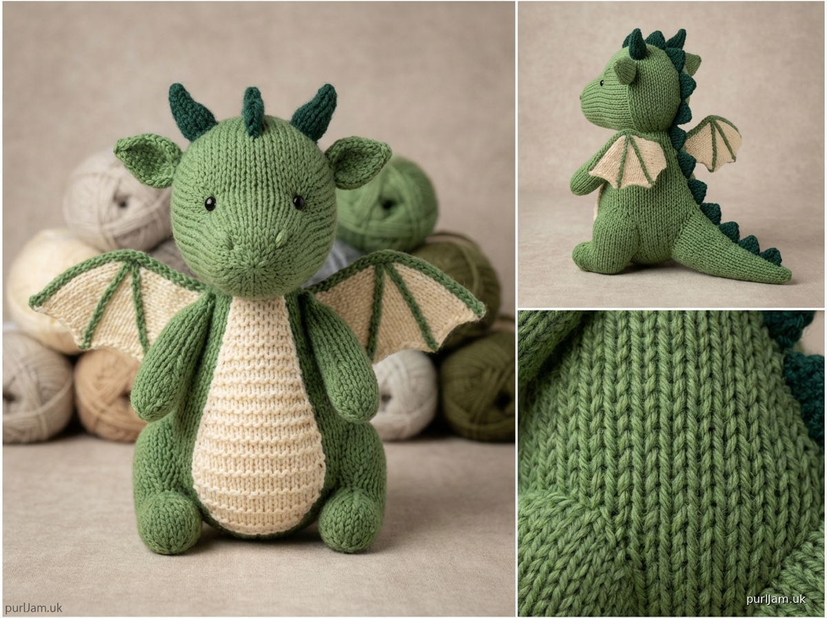 Baby Dragon Knitting Pattern