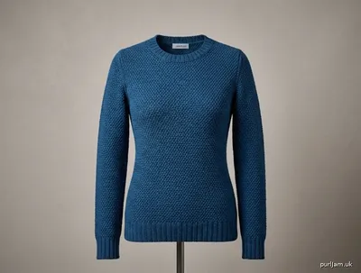 Stitch chart guide image for Seed-Stitch Tailored Pullover