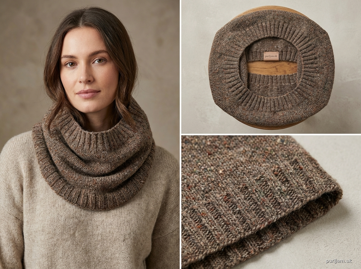 Tweed Texture Cowl