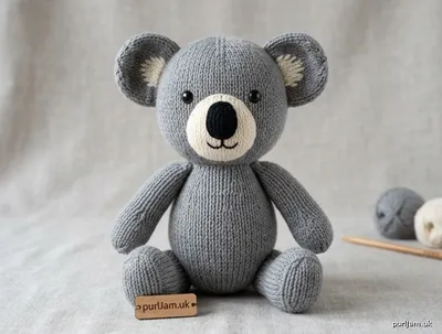 Stitch chart guide image for Cuddly Koala Amigurumi