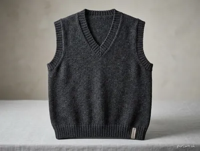 Stitch chart guide image for Classic Men’s V-Neck Slipover