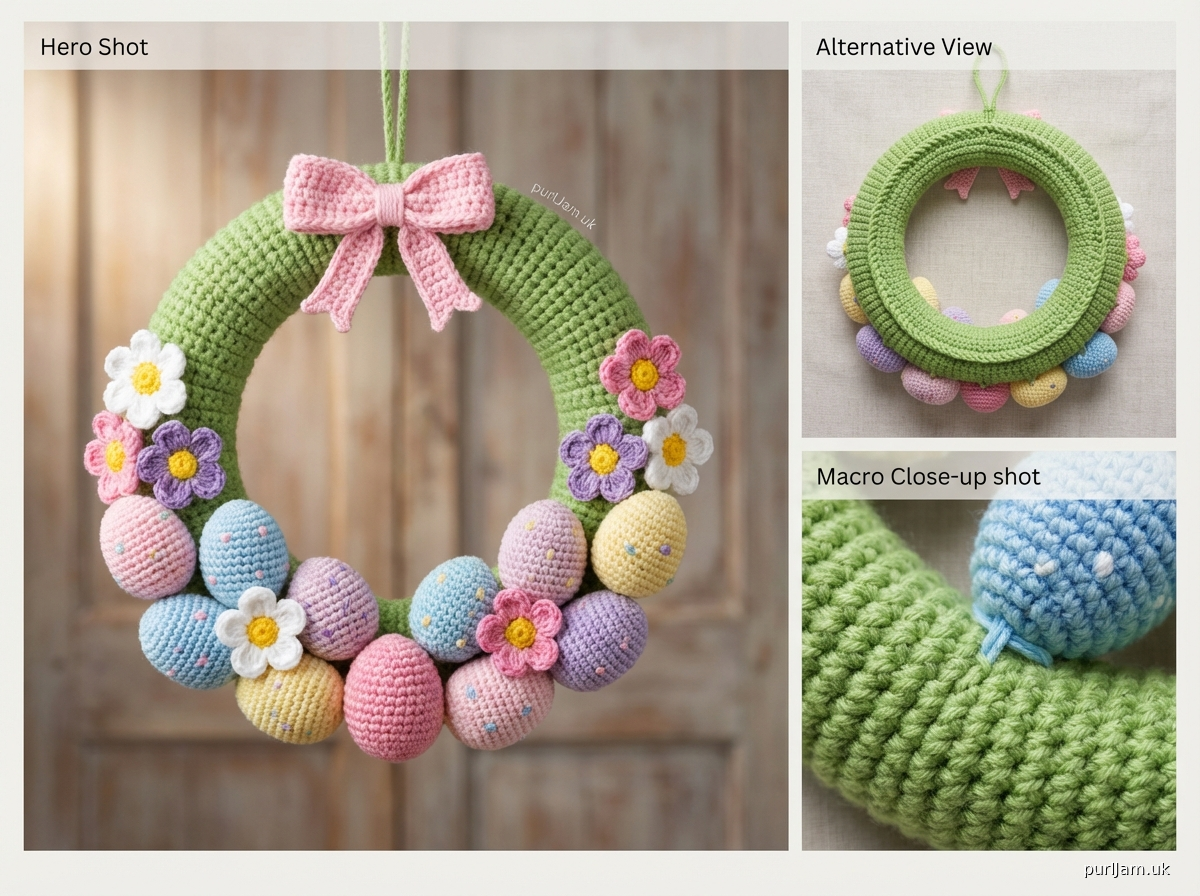 Easter Wreath Crochet Pattern