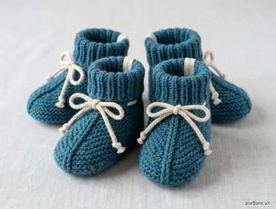 Stitch chart guide image for Cozy Canine Booties