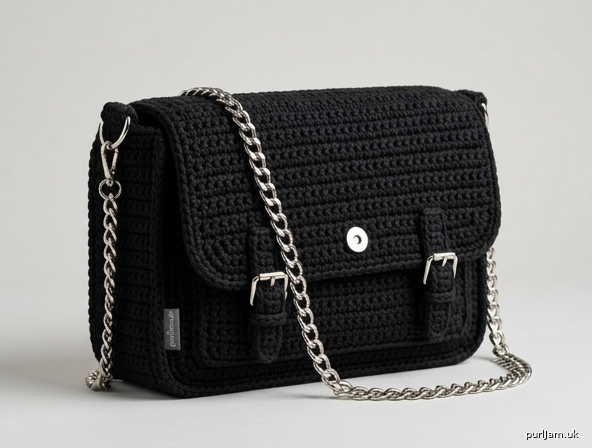 Moschino Style Biker Bag Crochet Pattern