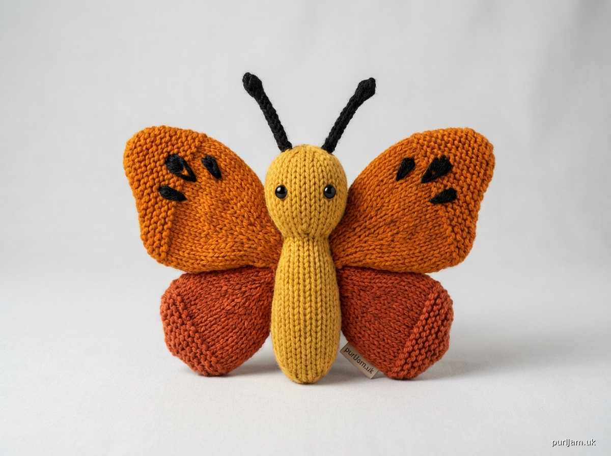 Mariposa A Knitted Butterfly Amigurumi