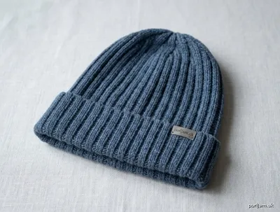 Stitch chart guide image for Basic Ribbed Beanie
