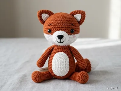 Stitch chart guide image for Little Sitting Fox