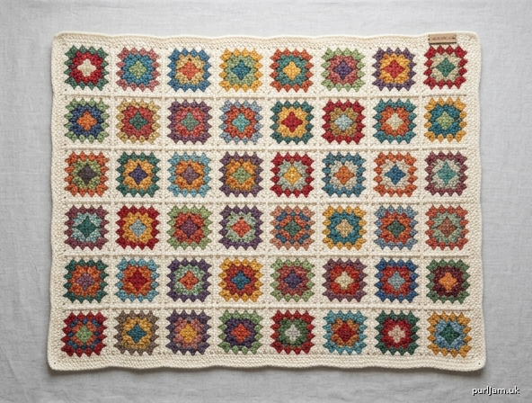 Classic Granny Square Blanket