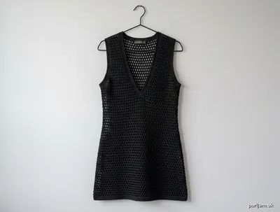 Stitch chart guide image for Ultimate Aaliyah-Inspired Crochet Mesh Shift Dress