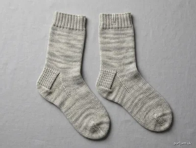 Stitch chart guide image for Easy Cuff-Down Worsted Socks