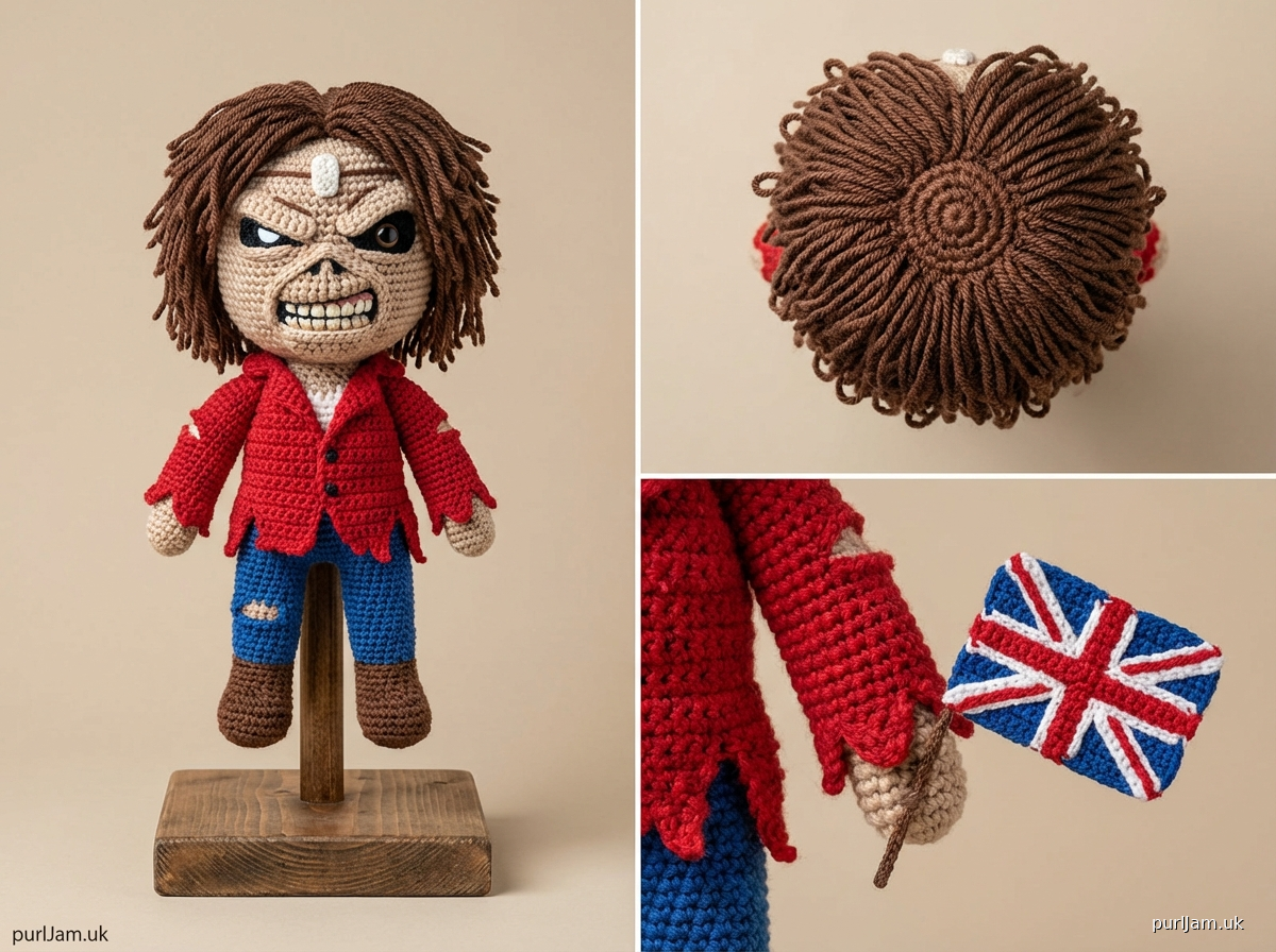 Eddie The Head The Trooper Funko Style Amigurumi Pattern