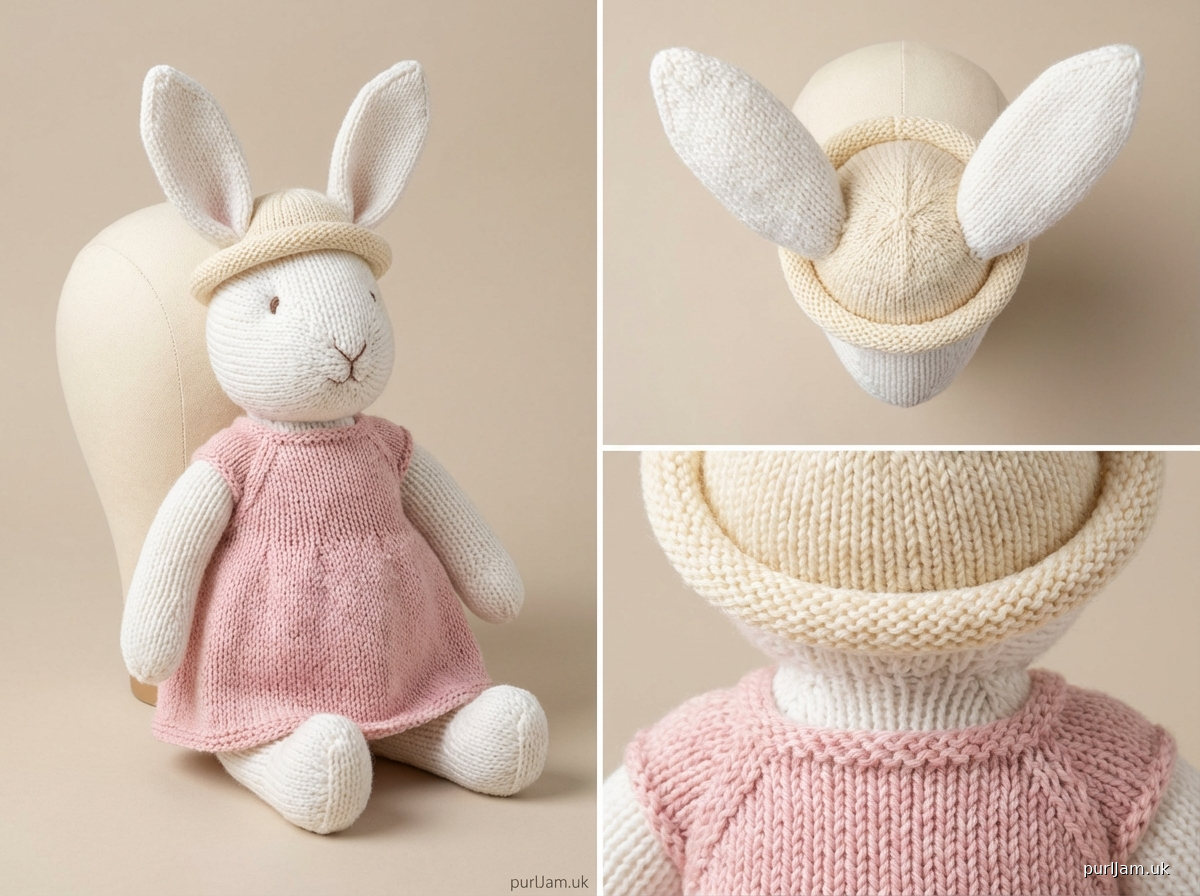 Easter Bunny With Dress Hat