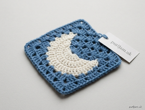 Half Moon Granny Square Blanket