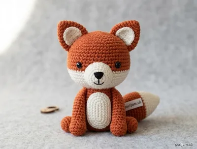 Stitch chart guide image for Little Sitting Fox