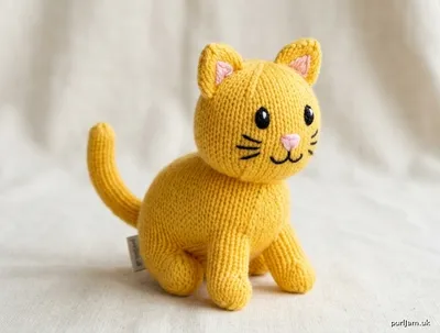 Stitch chart guide image for Mini Yellow Cat
