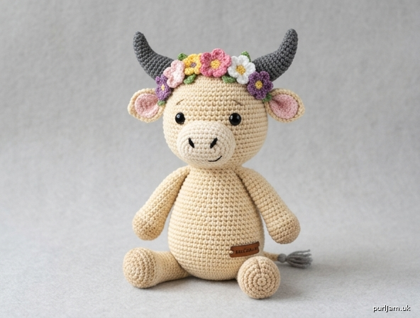 Generated preview image for Little Bull with Flower Crown