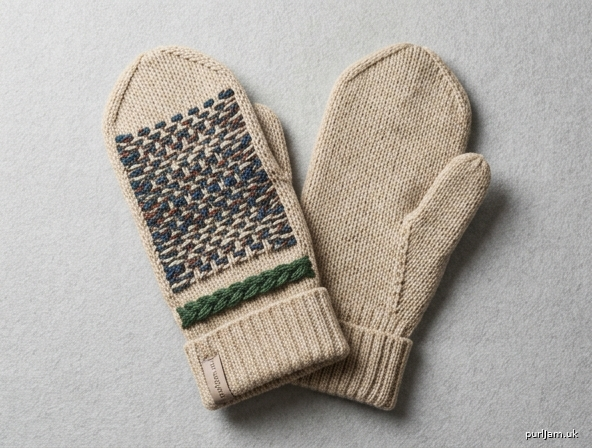 Woven Braided Beginner Mittens