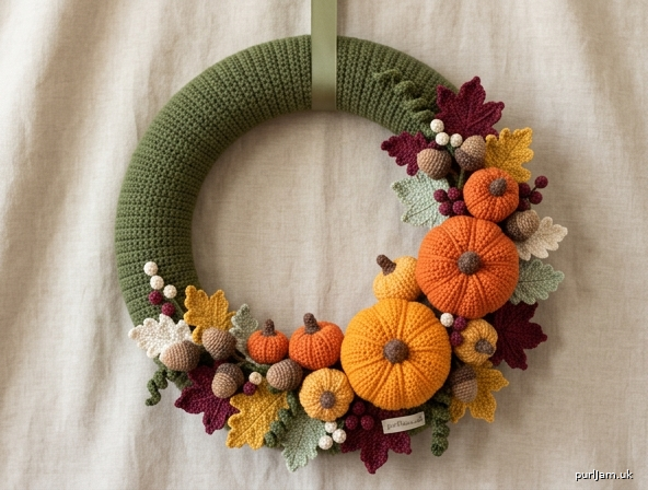 Autumn Harvest Door Wreath