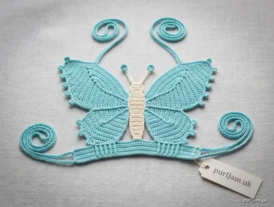 Stitch chart guide image for Butterfly Tank Top for Classic Barbie