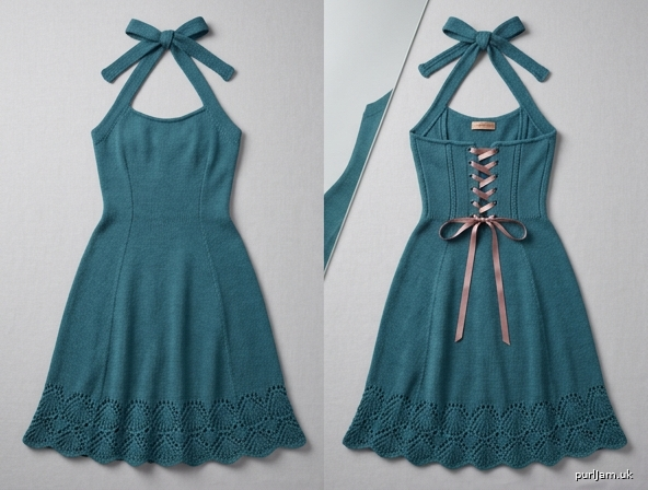 Laced Halter Corset Dress